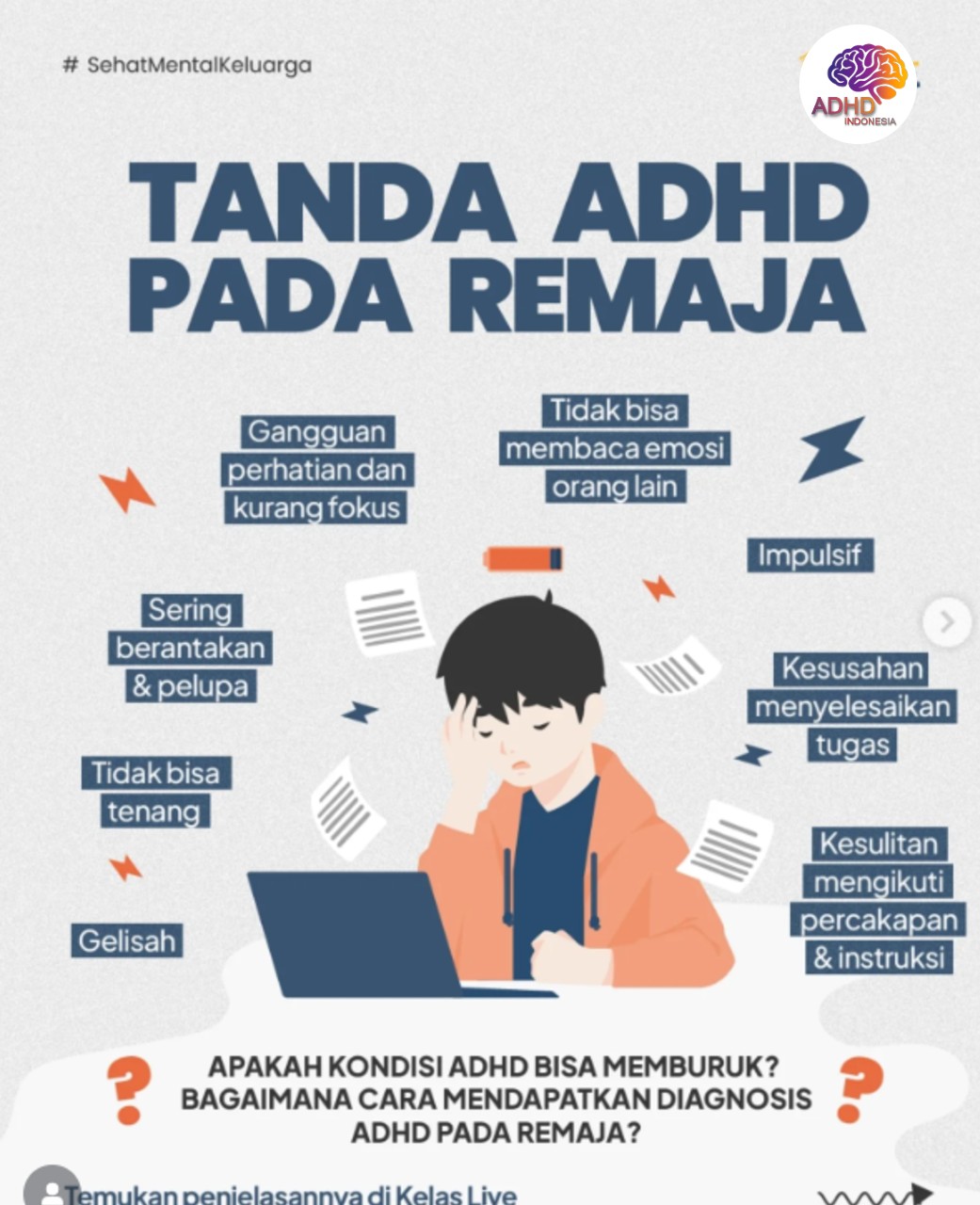 Screening ADHD Non-Diagnostik: Edukasi Awal bagi Orang Tua di Kabupaten Mandailing Natal