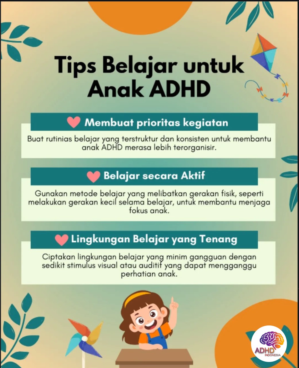 Strategi Belajar yang Cocok untuk Anak ADHD di Kabupaten Mandailing Natal